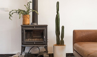 浙江狮山吾舍民宿真火壁炉案例