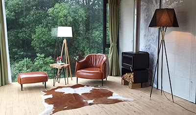 浙江绍兴流墅柴房CUTE燃木真火壁炉