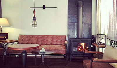 福建 鼎礼家居 移动木屋真火壁炉