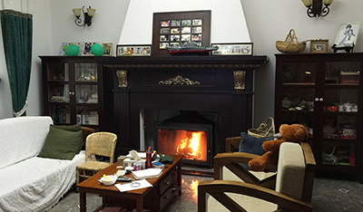 浙江长兴县恺撒真火壁炉案例