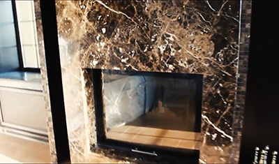 F1000L石材壁炉架安装视频