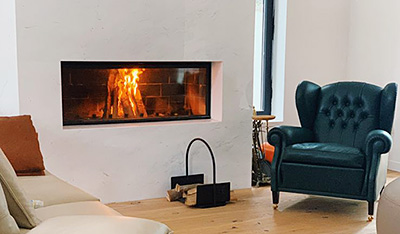 北京龙湾别墅区F1600H燃木壁炉