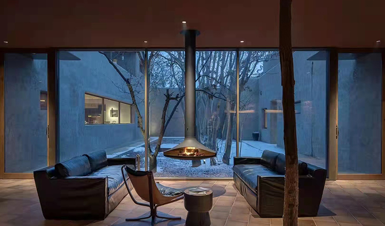 宁夏:中卫 元白民宿|圣罗曼壁炉案例